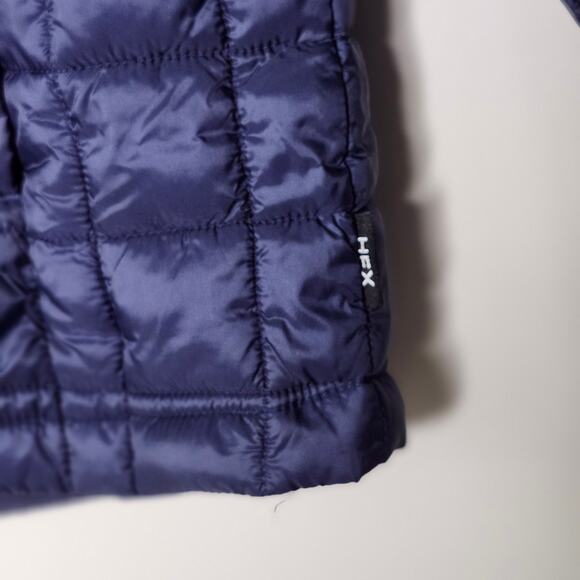 HFX Women Marine Navy Hooded Pullover Packable Puffer Jacket M Outdoors A0062 - Picture 2 of 5